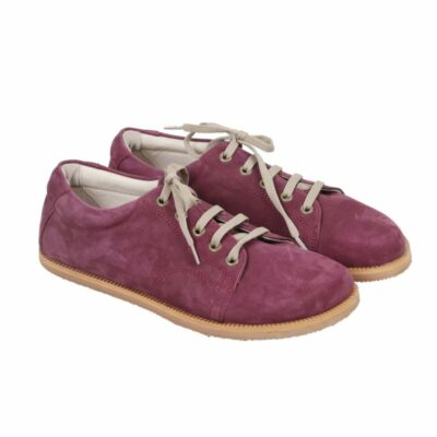 Red Nubuck Leather Shoes